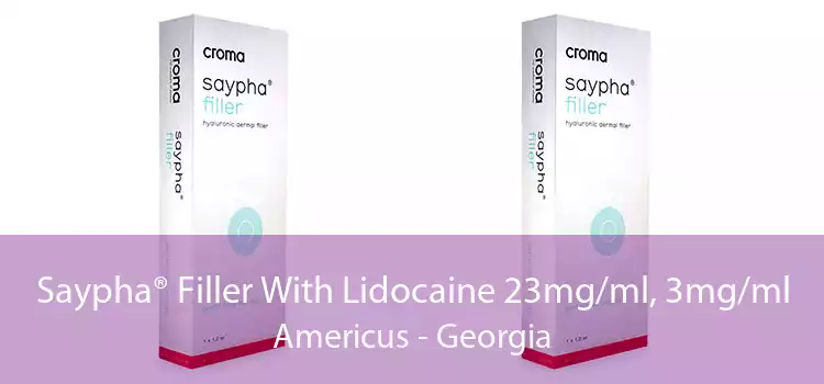 Saypha® Filler With Lidocaine 23mg/ml, 3mg/ml Americus - Georgia