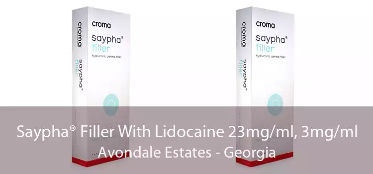 Saypha® Filler With Lidocaine 23mg/ml, 3mg/ml Avondale Estates - Georgia
