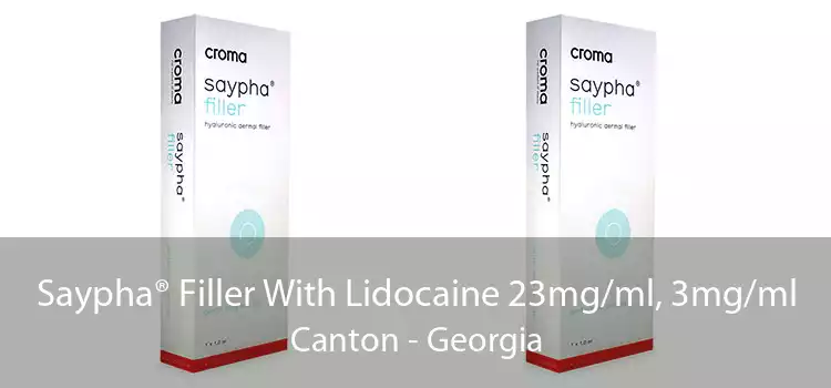 Saypha® Filler With Lidocaine 23mg/ml, 3mg/ml Canton - Georgia