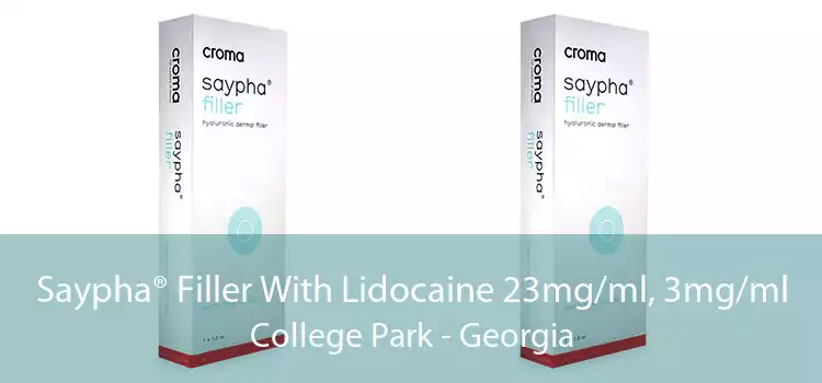 Saypha® Filler With Lidocaine 23mg/ml, 3mg/ml College Park - Georgia