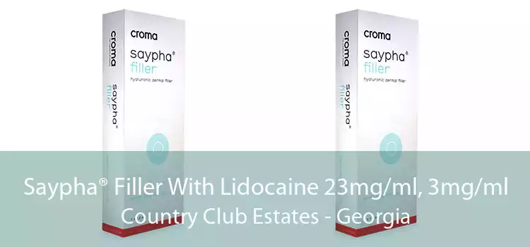 Saypha® Filler With Lidocaine 23mg/ml, 3mg/ml Country Club Estates - Georgia
