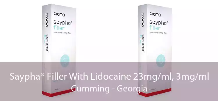 Saypha® Filler With Lidocaine 23mg/ml, 3mg/ml Cumming - Georgia