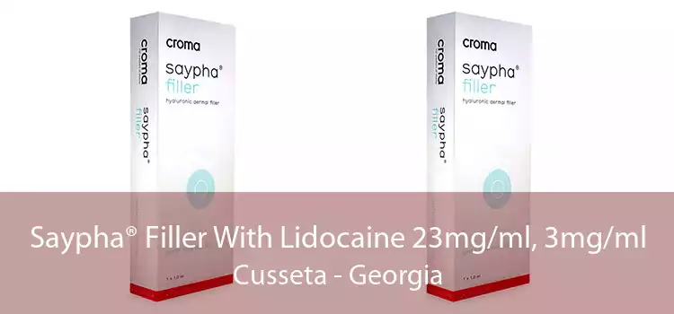 Saypha® Filler With Lidocaine 23mg/ml, 3mg/ml Cusseta - Georgia