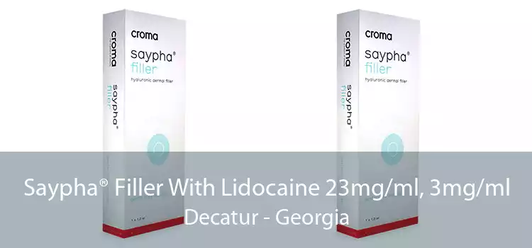 Saypha® Filler With Lidocaine 23mg/ml, 3mg/ml Decatur - Georgia