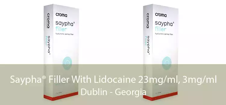 Saypha® Filler With Lidocaine 23mg/ml, 3mg/ml Dublin - Georgia