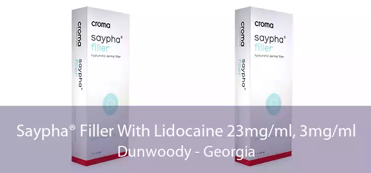 Saypha® Filler With Lidocaine 23mg/ml, 3mg/ml Dunwoody - Georgia