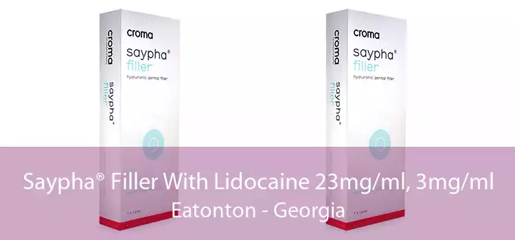 Saypha® Filler With Lidocaine 23mg/ml, 3mg/ml Eatonton - Georgia