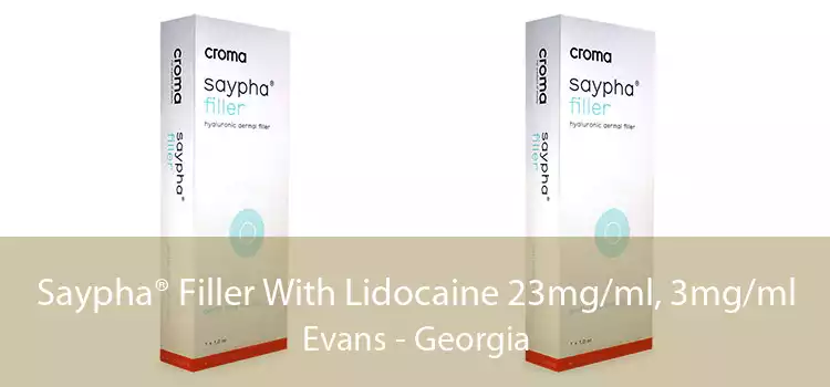 Saypha® Filler With Lidocaine 23mg/ml, 3mg/ml Evans - Georgia