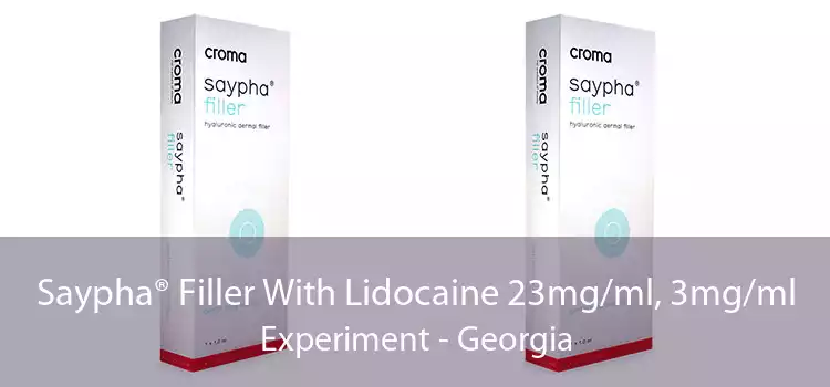 Saypha® Filler With Lidocaine 23mg/ml, 3mg/ml Experiment - Georgia