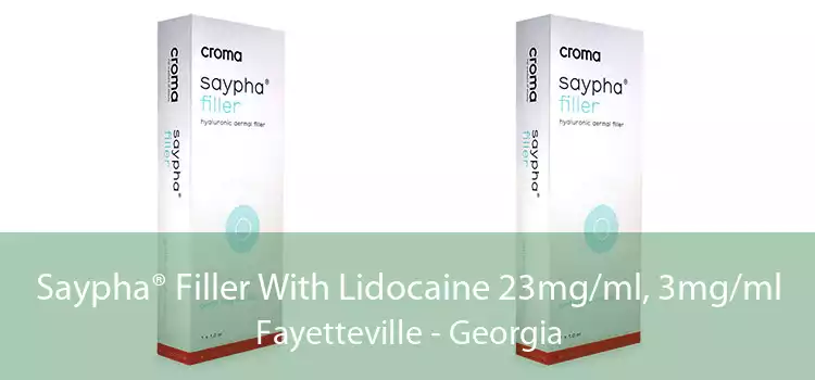Saypha® Filler With Lidocaine 23mg/ml, 3mg/ml Fayetteville - Georgia