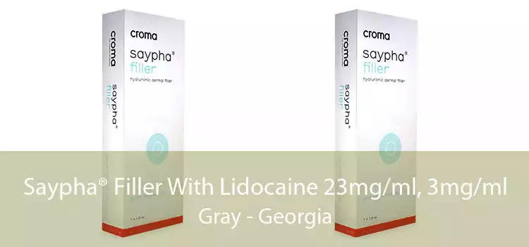 Saypha® Filler With Lidocaine 23mg/ml, 3mg/ml Gray - Georgia