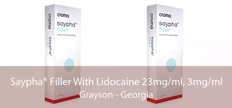 Saypha® Filler With Lidocaine 23mg/ml, 3mg/ml Grayson - Georgia