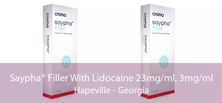 Saypha® Filler With Lidocaine 23mg/ml, 3mg/ml Hapeville - Georgia