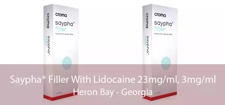 Saypha® Filler With Lidocaine 23mg/ml, 3mg/ml Heron Bay - Georgia
