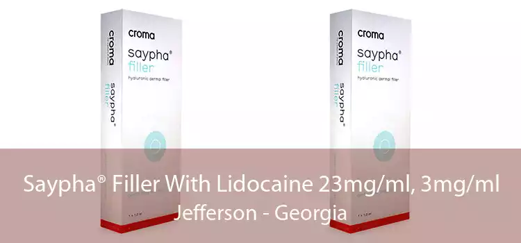 Saypha® Filler With Lidocaine 23mg/ml, 3mg/ml Jefferson - Georgia