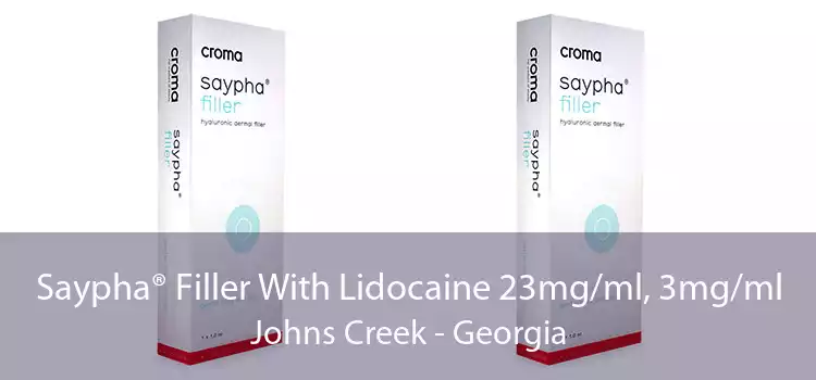 Saypha® Filler With Lidocaine 23mg/ml, 3mg/ml Johns Creek - Georgia