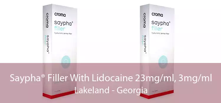 Saypha® Filler With Lidocaine 23mg/ml, 3mg/ml Lakeland - Georgia