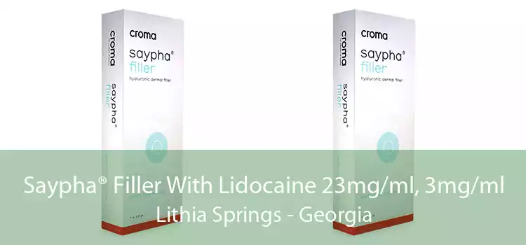 Saypha® Filler With Lidocaine 23mg/ml, 3mg/ml Lithia Springs - Georgia