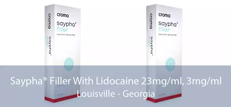 Saypha® Filler With Lidocaine 23mg/ml, 3mg/ml Louisville - Georgia