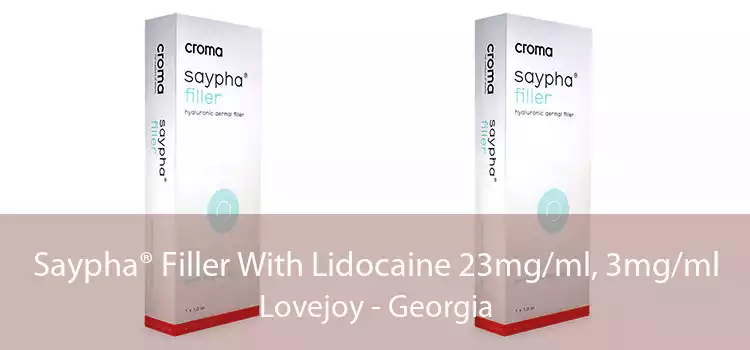 Saypha® Filler With Lidocaine 23mg/ml, 3mg/ml Lovejoy - Georgia