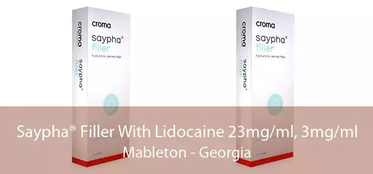 Saypha® Filler With Lidocaine 23mg/ml, 3mg/ml Mableton - Georgia