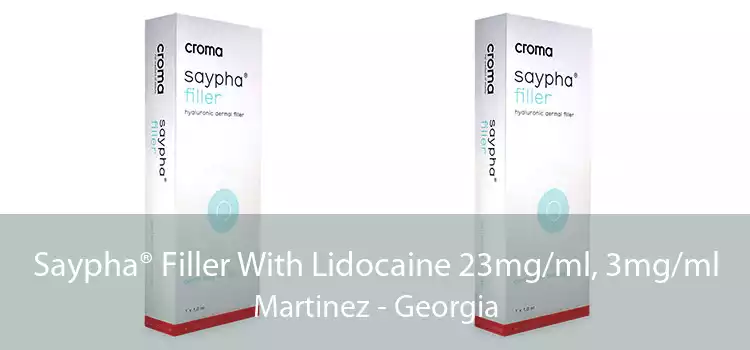 Saypha® Filler With Lidocaine 23mg/ml, 3mg/ml Martinez - Georgia