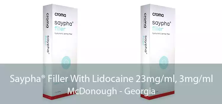 Saypha® Filler With Lidocaine 23mg/ml, 3mg/ml McDonough - Georgia
