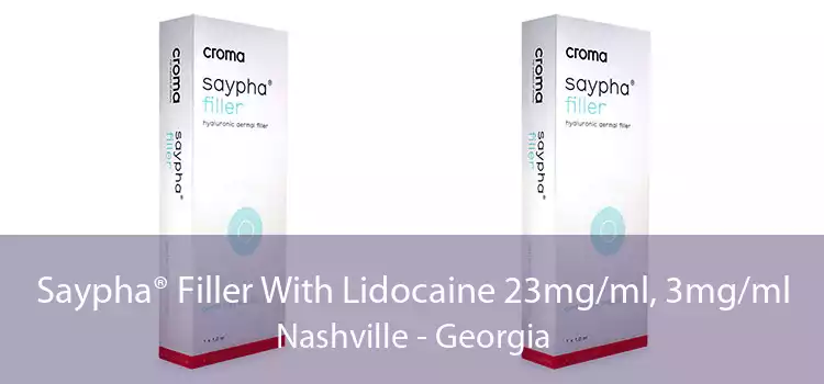 Saypha® Filler With Lidocaine 23mg/ml, 3mg/ml Nashville - Georgia