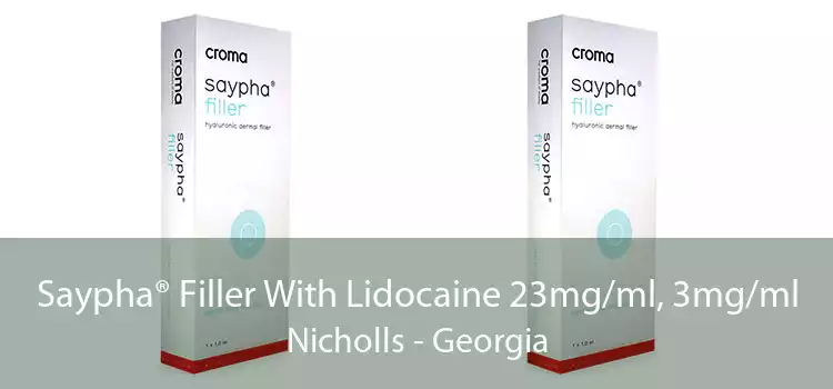 Saypha® Filler With Lidocaine 23mg/ml, 3mg/ml Nicholls - Georgia