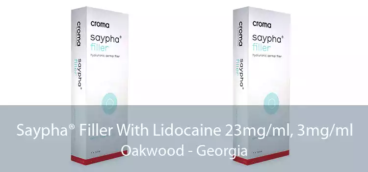 Saypha® Filler With Lidocaine 23mg/ml, 3mg/ml Oakwood - Georgia