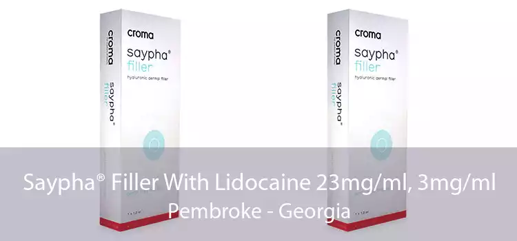 Saypha® Filler With Lidocaine 23mg/ml, 3mg/ml Pembroke - Georgia