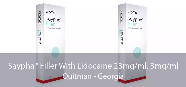 Saypha® Filler With Lidocaine 23mg/ml, 3mg/ml Quitman - Georgia