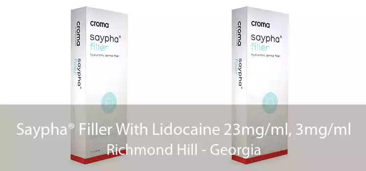 Saypha® Filler With Lidocaine 23mg/ml, 3mg/ml Richmond Hill - Georgia