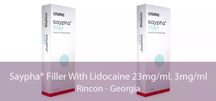Saypha® Filler With Lidocaine 23mg/ml, 3mg/ml Rincon - Georgia