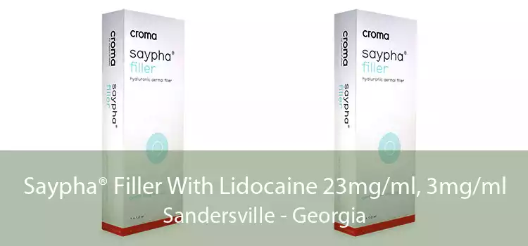 Saypha® Filler With Lidocaine 23mg/ml, 3mg/ml Sandersville - Georgia