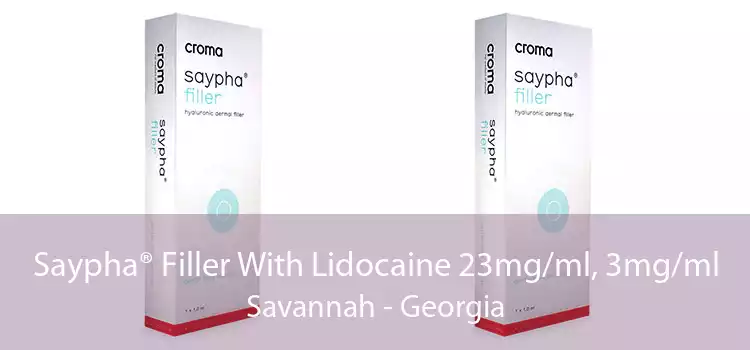 Saypha® Filler With Lidocaine 23mg/ml, 3mg/ml Savannah - Georgia