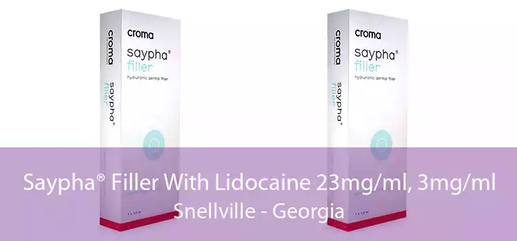 Saypha® Filler With Lidocaine 23mg/ml, 3mg/ml Snellville - Georgia