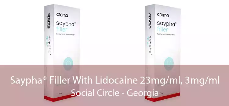 Saypha® Filler With Lidocaine 23mg/ml, 3mg/ml Social Circle - Georgia