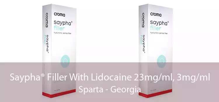 Saypha® Filler With Lidocaine 23mg/ml, 3mg/ml Sparta - Georgia