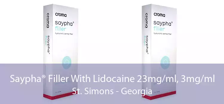 Saypha® Filler With Lidocaine 23mg/ml, 3mg/ml St. Simons - Georgia