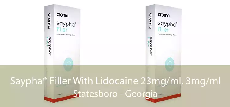 Saypha® Filler With Lidocaine 23mg/ml, 3mg/ml Statesboro - Georgia