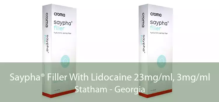 Saypha® Filler With Lidocaine 23mg/ml, 3mg/ml Statham - Georgia