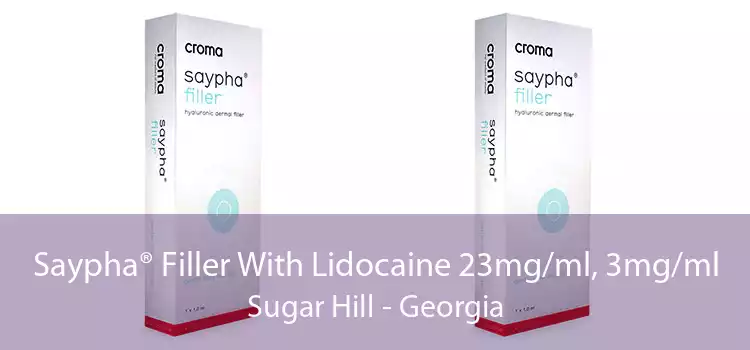 Saypha® Filler With Lidocaine 23mg/ml, 3mg/ml Sugar Hill - Georgia