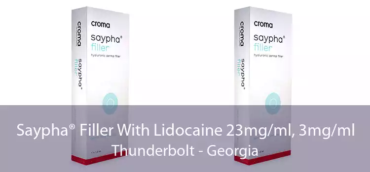 Saypha® Filler With Lidocaine 23mg/ml, 3mg/ml Thunderbolt - Georgia