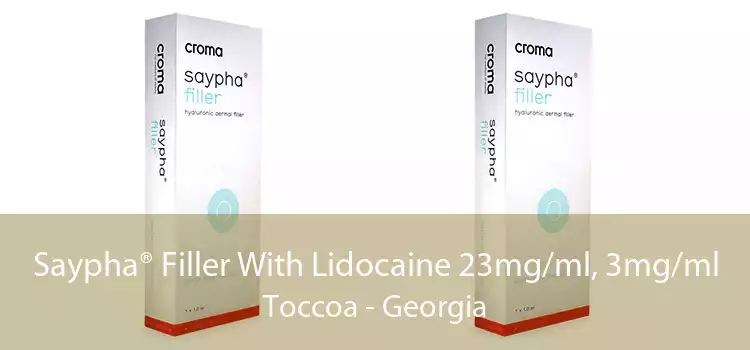 Saypha® Filler With Lidocaine 23mg/ml, 3mg/ml Toccoa - Georgia