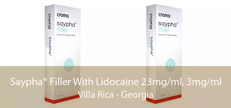Saypha® Filler With Lidocaine 23mg/ml, 3mg/ml Villa Rica - Georgia