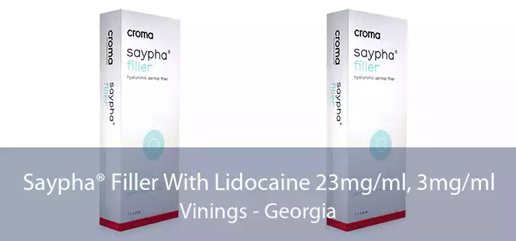 Saypha® Filler With Lidocaine 23mg/ml, 3mg/ml Vinings - Georgia