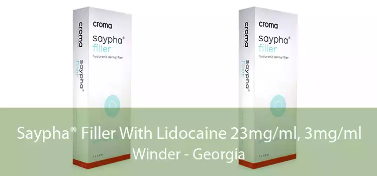 Saypha® Filler With Lidocaine 23mg/ml, 3mg/ml Winder - Georgia