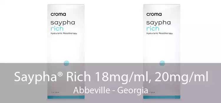 Saypha® Rich 18mg/ml, 20mg/ml Abbeville - Georgia