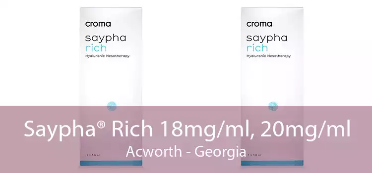 Saypha® Rich 18mg/ml, 20mg/ml Acworth - Georgia